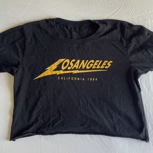 Brandy Melville/J. Galt Los Angeles Crop Top